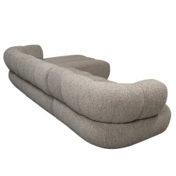 Pole to Pole Chaise Longue Bank New York 4-Zits Zand Bouclé