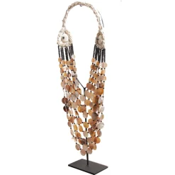 Pole to Pole Deco Object Shell Necklace