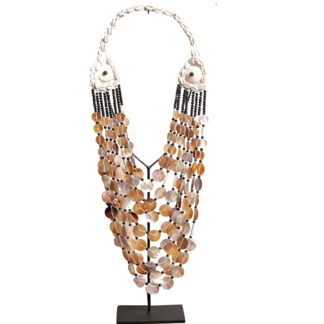 Pole to Pole Deco Object Shell Necklace