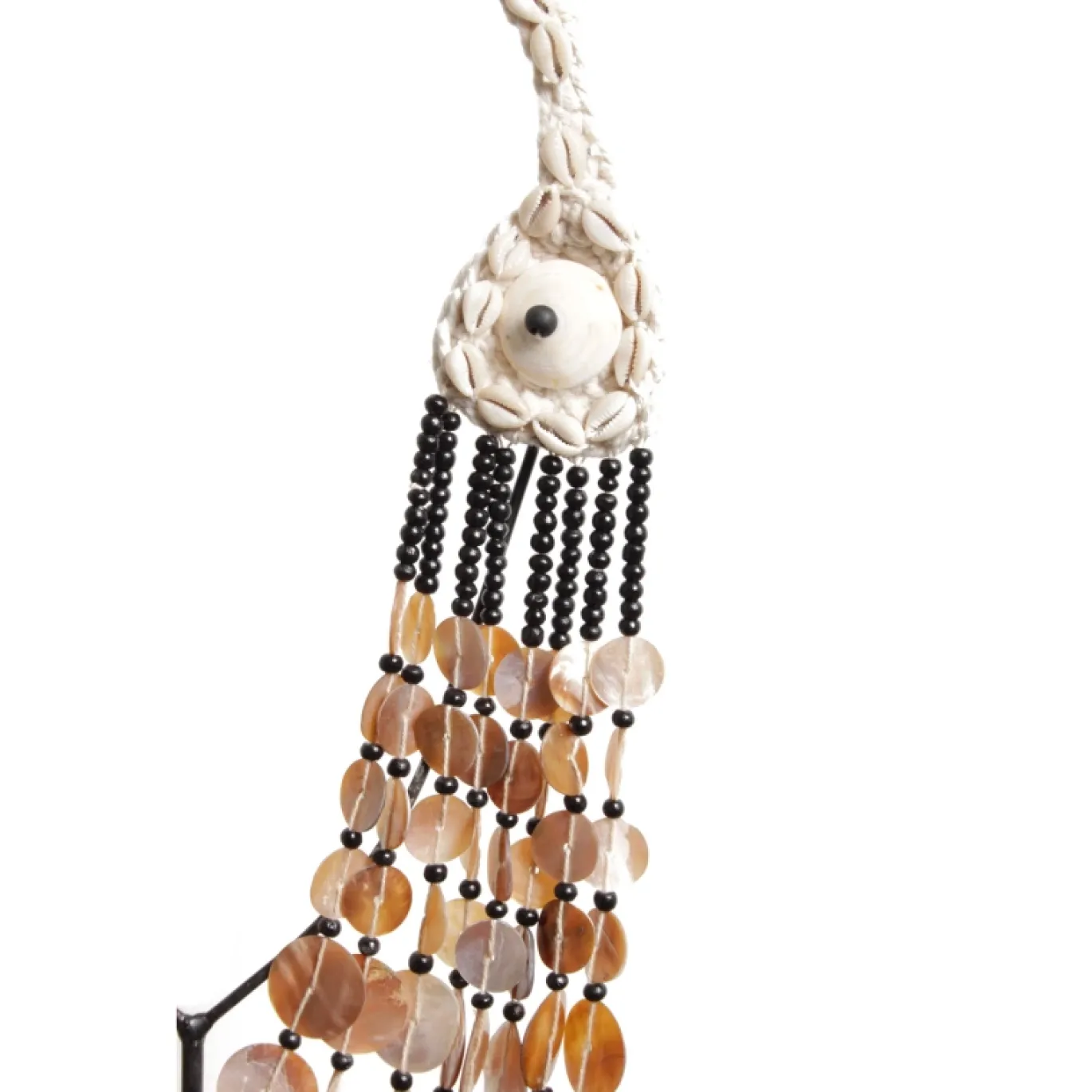 Pole to Pole Deco Object Shell Necklace