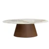 Pole to Pole Eettafel Ellipse Ovaal Marmerlook 220cm