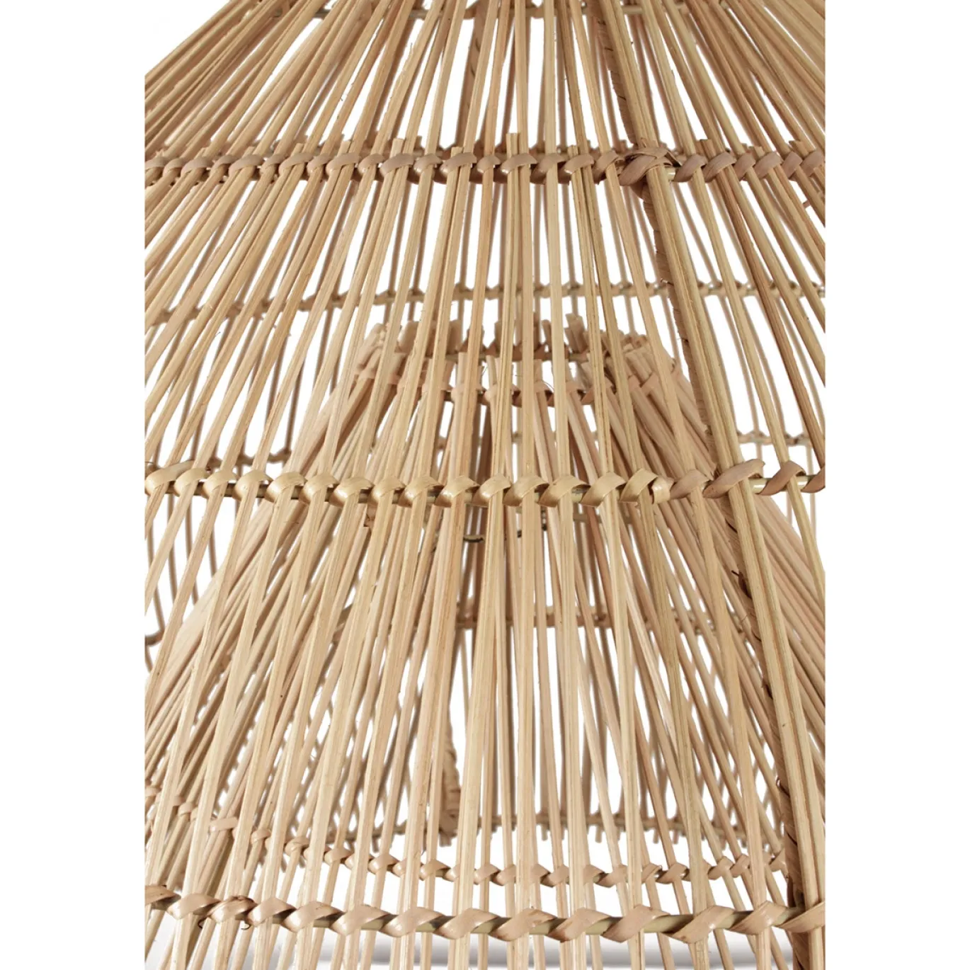 Pole to Pole Lampenkap Onion Rotan Ø60cm