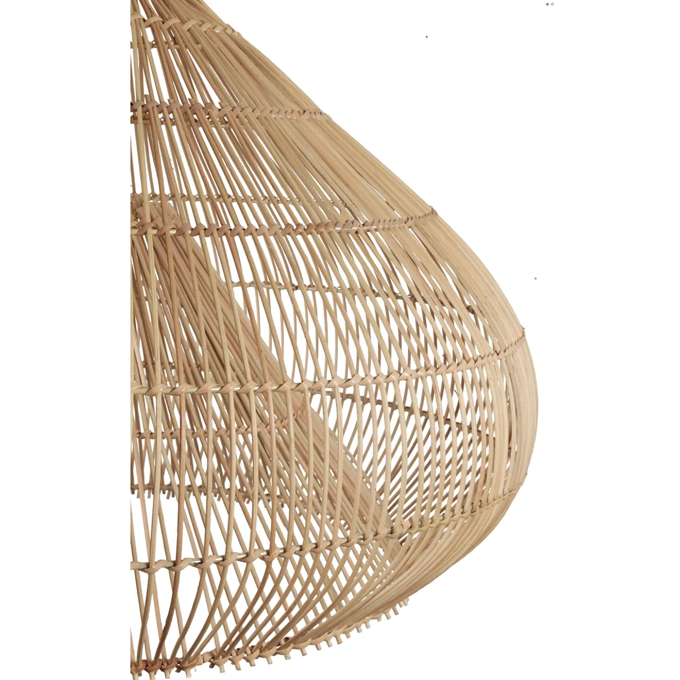 Pole to Pole Lampenkap Onion Rotan Ø60cm