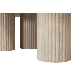 Pole to Pole Salontafel Craft Organisch Travertinlook