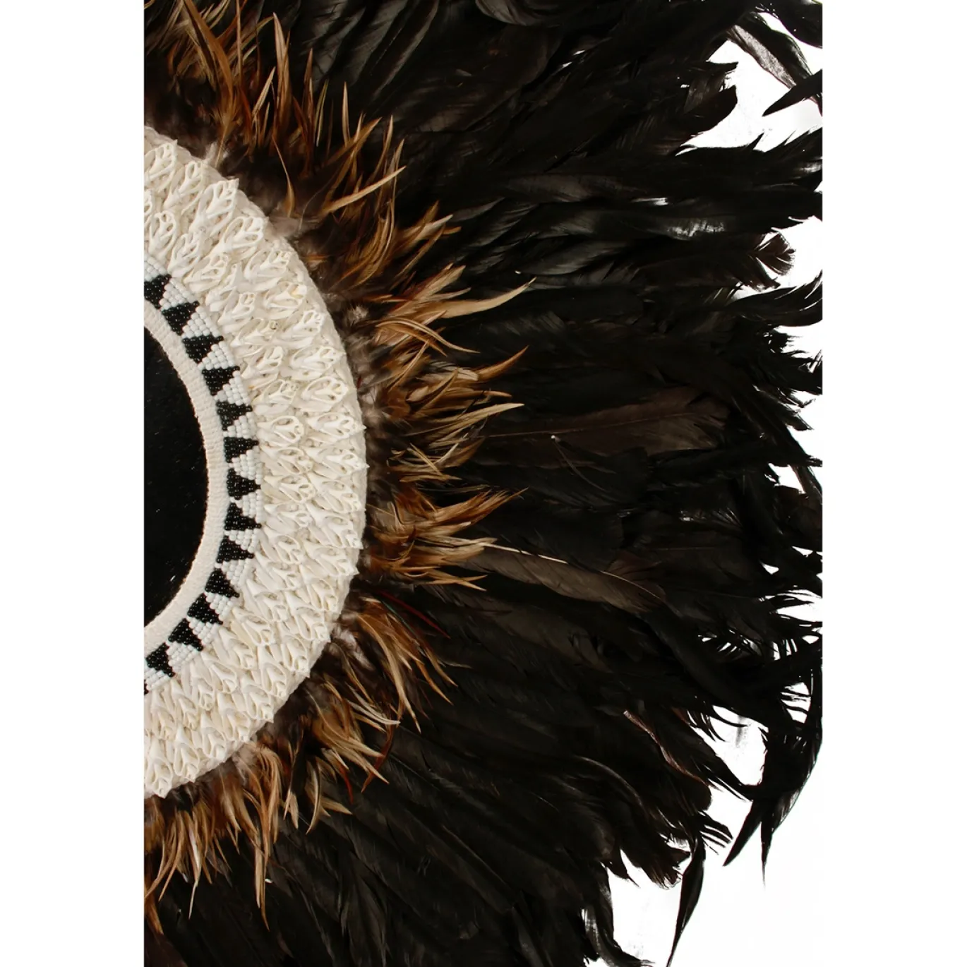 Pole to Pole Spiegel Shell & Feather