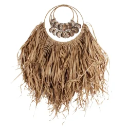 Pole to Pole Wanddecoratie Raffia Shell
