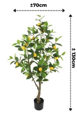 PrettyPlants Kunst Citroenboom 130cm