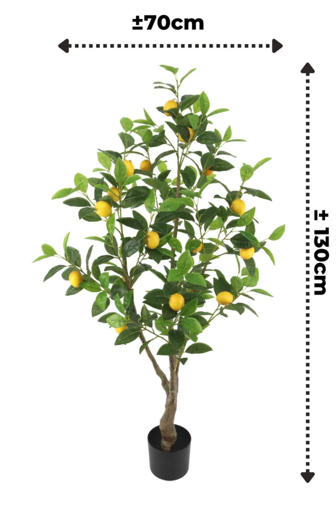 PrettyPlants Kunst Citroenboom 130cm