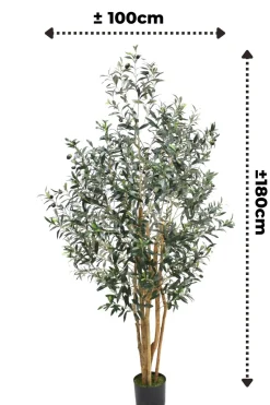 PrettyPlants Kunst Olijfboom Elmo 180cm