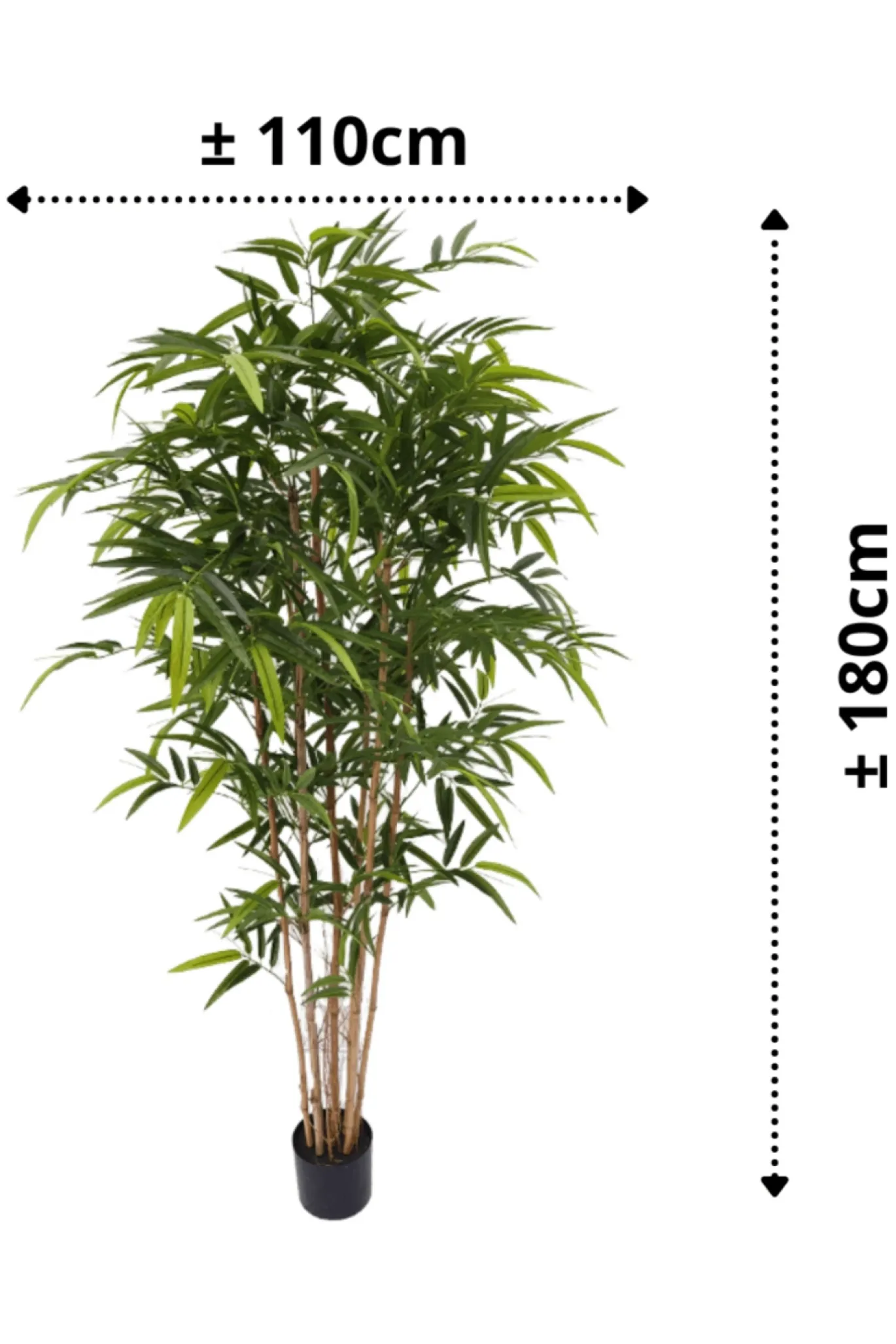 PrettyPlants Kunstplant Bamboe 180cm