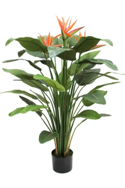 PrettyPlants Kunstplant Strelitzia met Bloem 120cm
