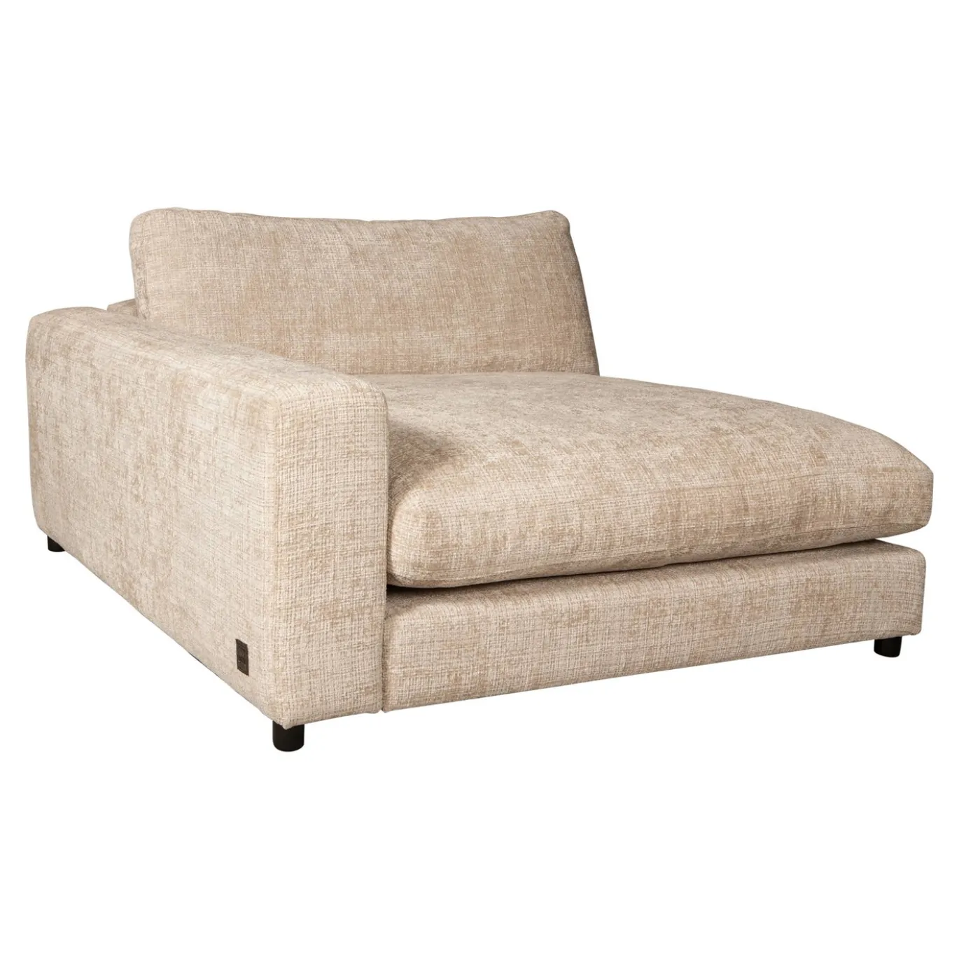 PTMD Bank New Nilla Element Chaise Longue Links Crème
