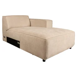 PTMD Bank Trapani Element Chaise Longue Rechts Mocca
