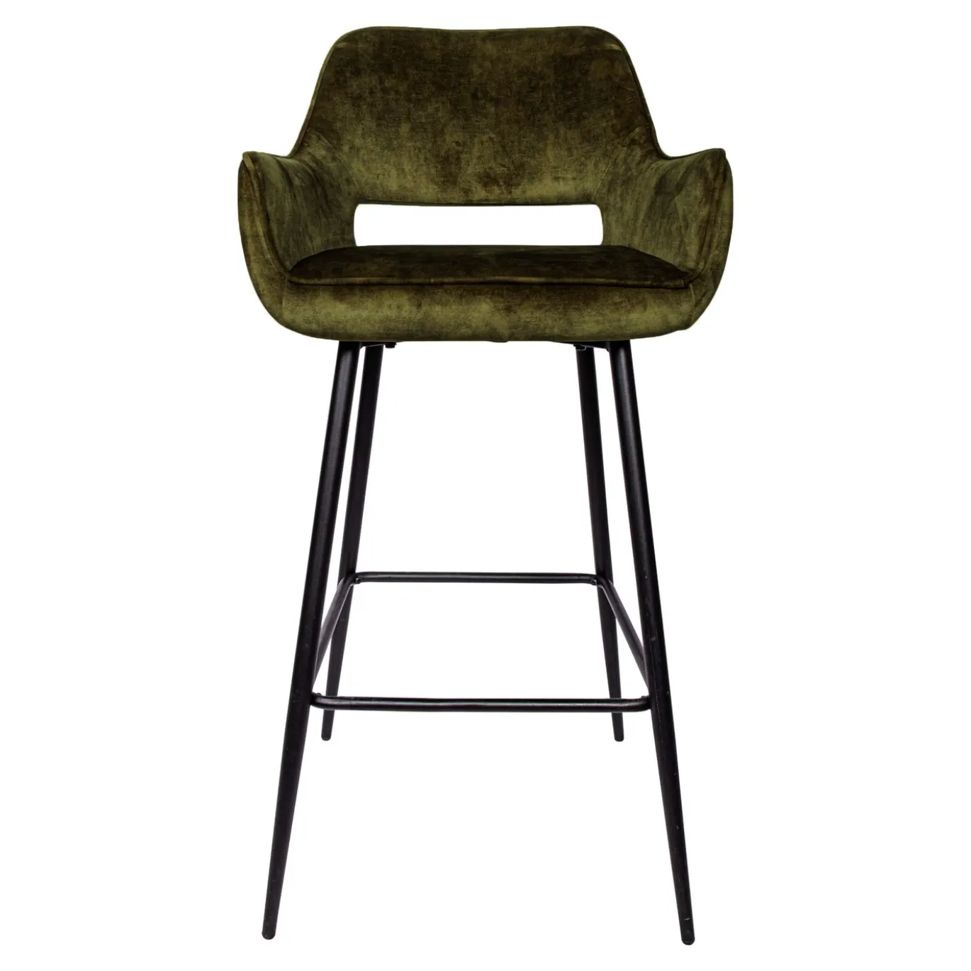 PTMD Barkruk Fallon Velvet Groen