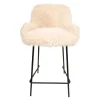 PTMD Barkruk Leander Fluffy Beige