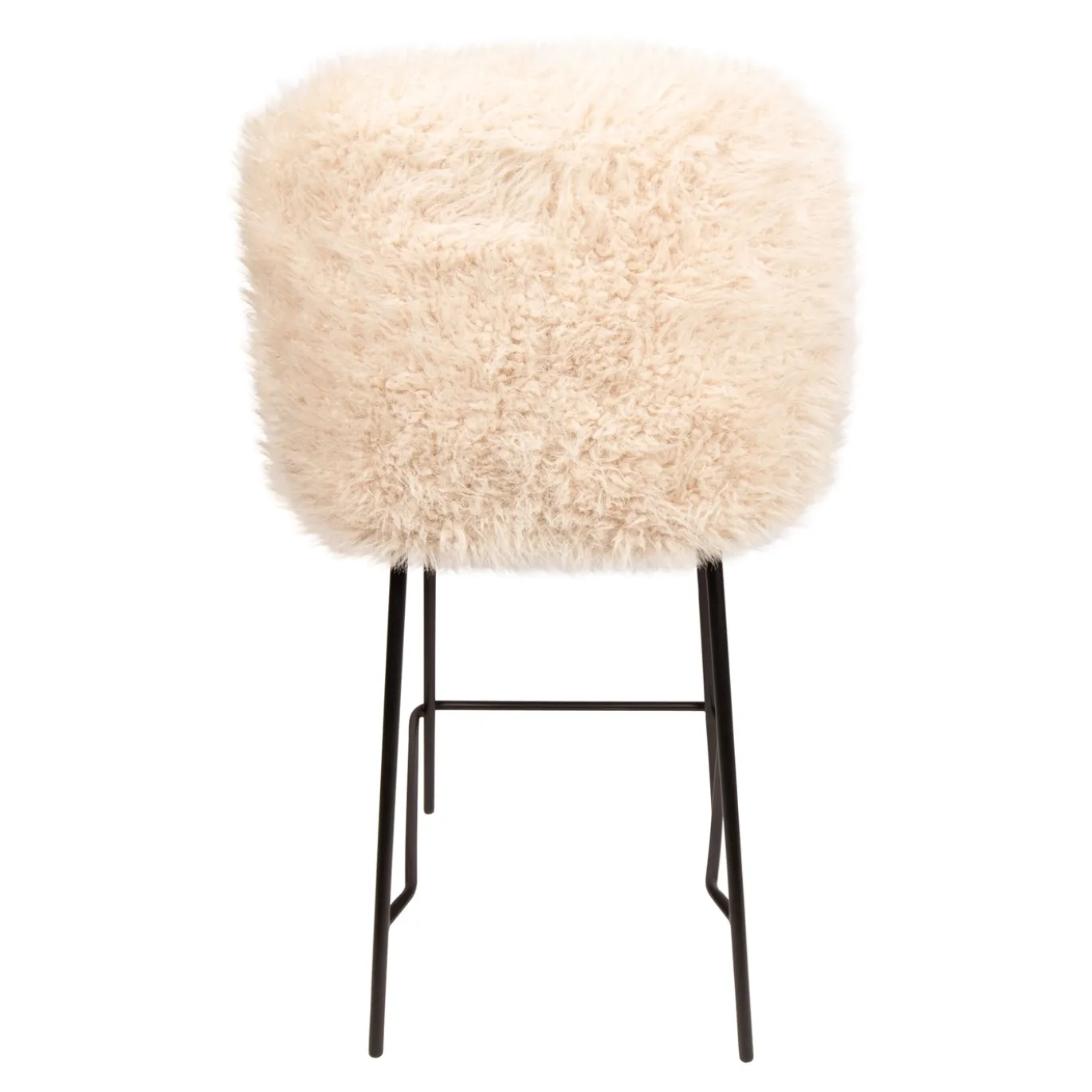 PTMD Barkruk Leander Fluffy Beige