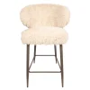 PTMD Barstoel Ares Fluffy Beige