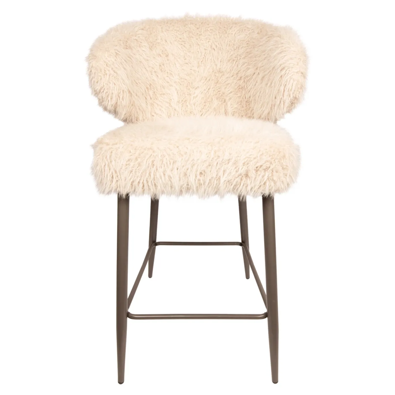 PTMD Barstoel Ares Fluffy Beige