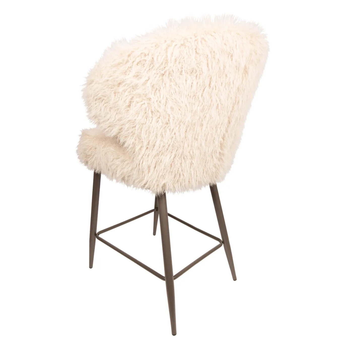 PTMD Barstoel Ares Fluffy Beige