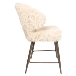PTMD Barstoel Ares Fluffy Beige