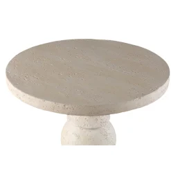 PTMD Bijzettafel Muza Crème Ø56cm