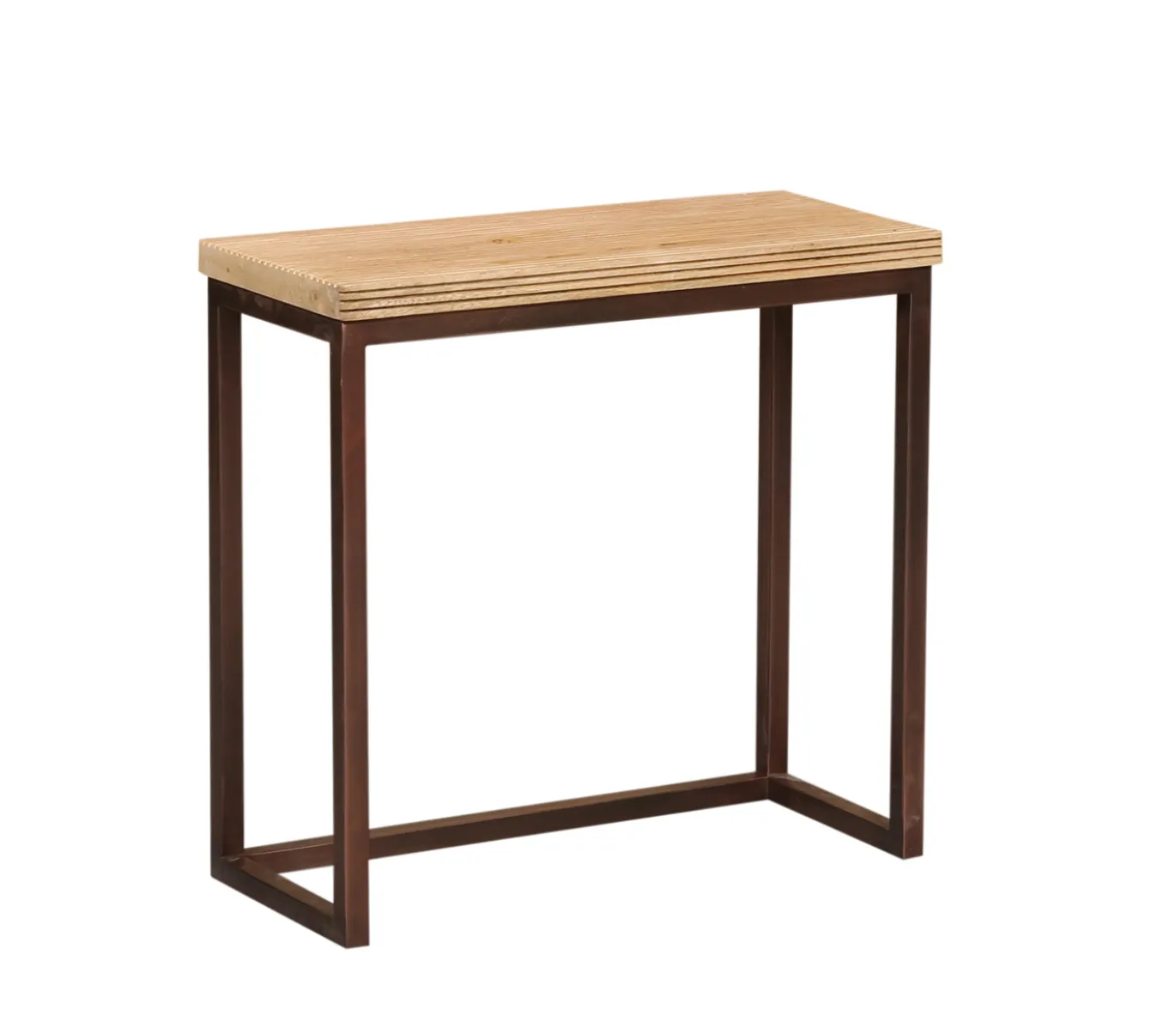 PTMD Bijzettafel Zoah Naturel/Koper Set van 3