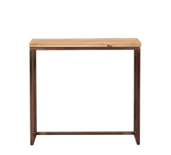PTMD Bijzettafel Zoah Naturel/Koper Set van 3