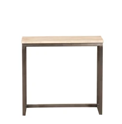PTMD Bijzettafel Zoah Travertin/Zwart Set van 3