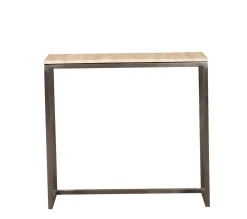 PTMD Bijzettafel Zoah Travertin/Zwart Set van 3