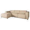 PTMD Chaise Longue Bank Trapani Links Mocca