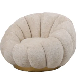 PTMD Fauteuil Daisy Crème