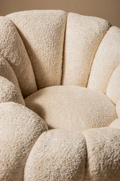 PTMD Fauteuil Daisy Crème