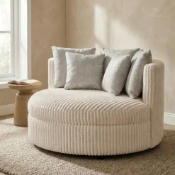 PTMD Fauteuil Fayen Crème