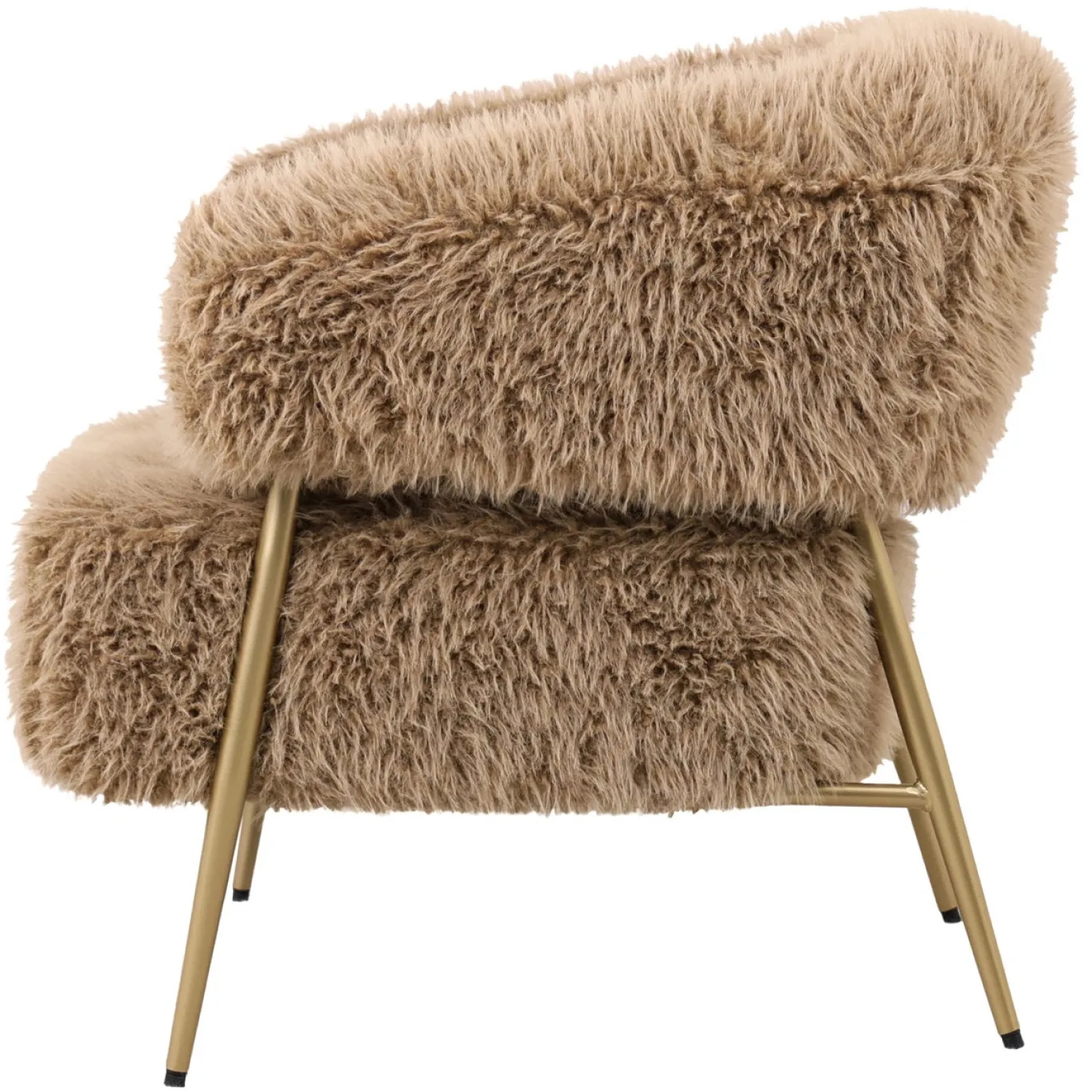 PTMD Fauteuil Hair Fluffy Bruin