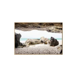 PTMD Glasschilderij Beach Cave
