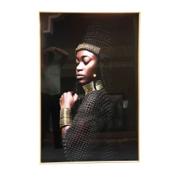 PTMD Glasschilderij Melani Ethnic Women