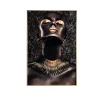 PTMD Glasschilderij Melani Shimmer Gold Woman