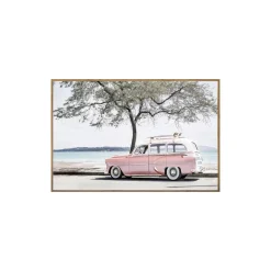 PTMD Glasschilderij Travel