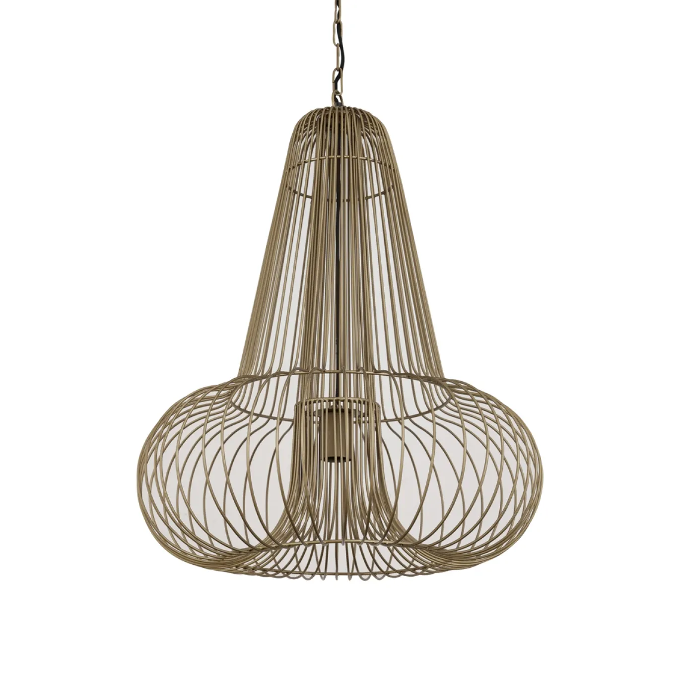 PTMD Hanglamp Aluesi Brass Ø55cm