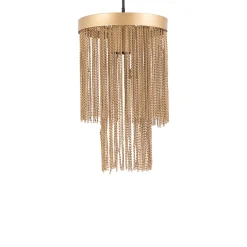 PTMD Hanglamp Brenton Goud Rond S