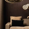 PTMD Hanglamp Loulou Zeegras Naturel/Zwart Wavy S