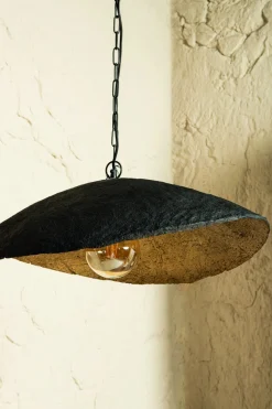 PTMD Hanglamp Majid Zwart/Goud