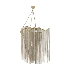 PTMD Hanglamp Wilco Brass Wide