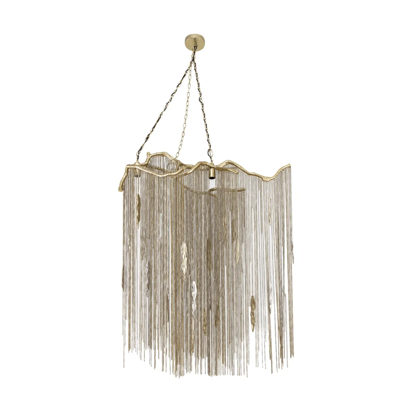 PTMD Hanglamp Wilco Brass Wide