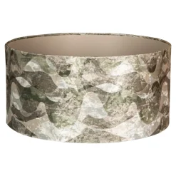 PTMD Lampenkap Mocca Groen Wavy Ø50cm