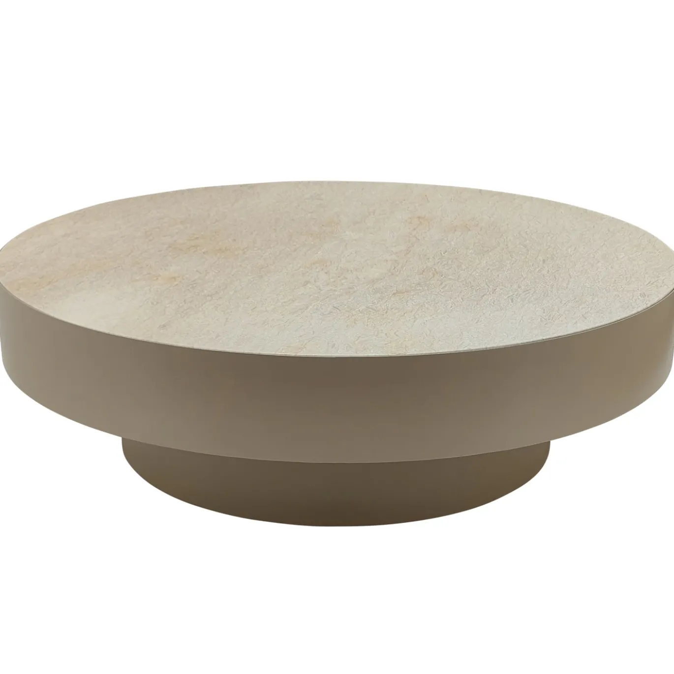 PTMD Salontafel Corfu Beige Marmer Ø90cm