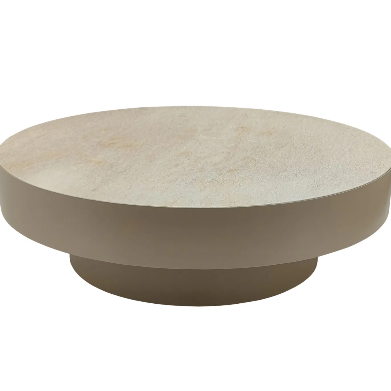 PTMD Salontafel Corfu Beige Marmer Ø90cm