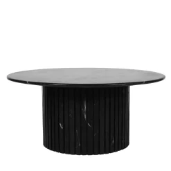 PTMD Salontafel Neelim Zwart Marmer Ø91cm