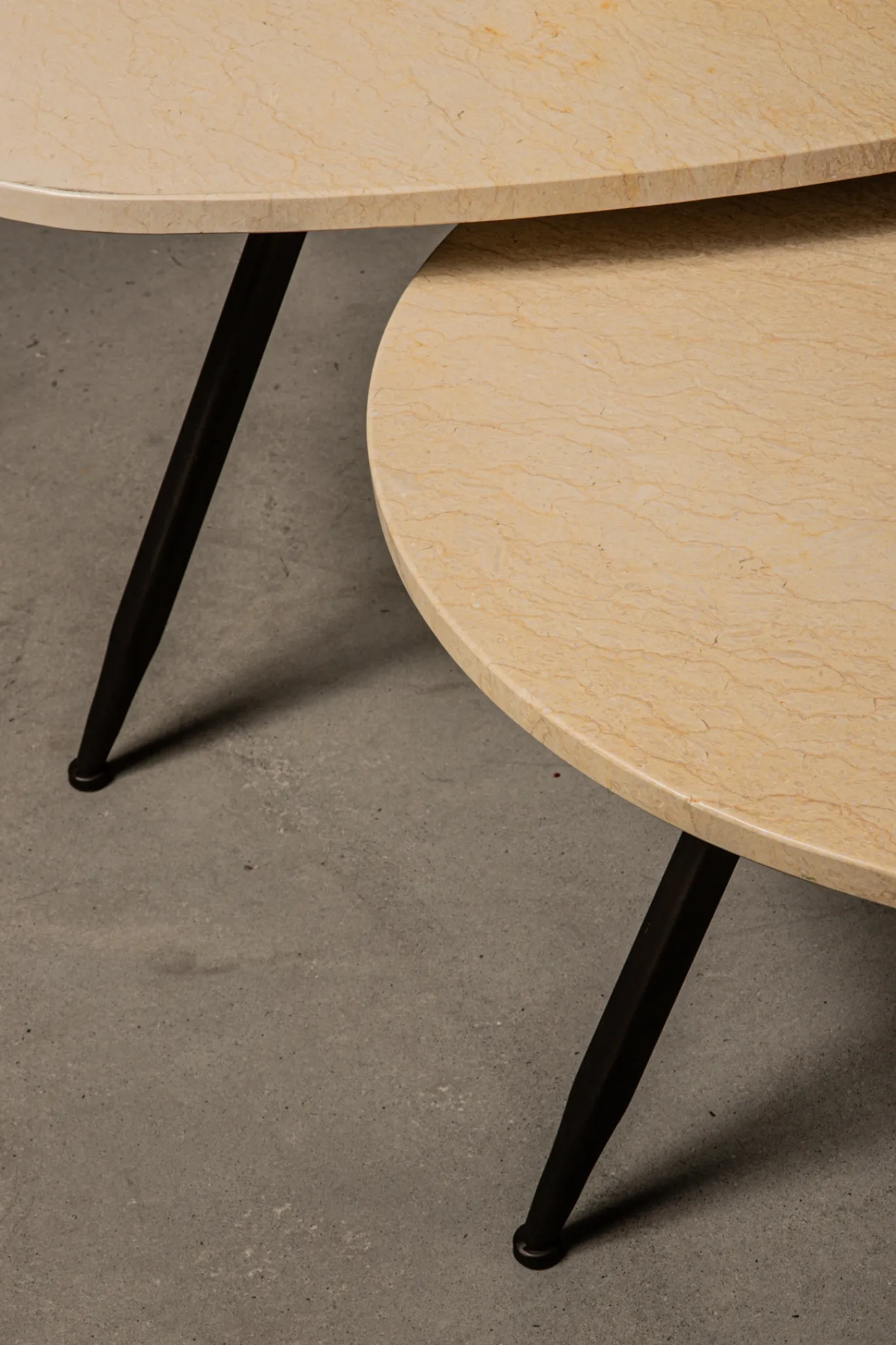 PTMD Salontafel Veria Beige Marmer Set van 2