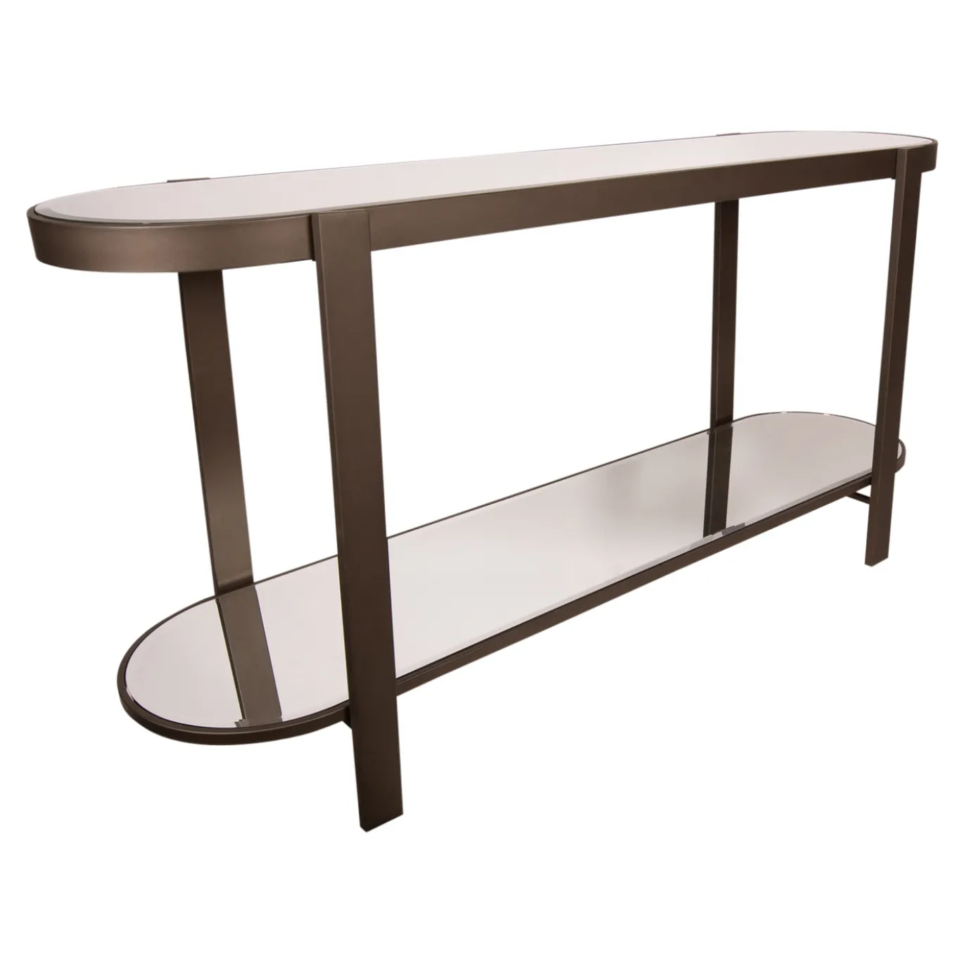 PTMD Sidetable Yozan Glas/Bruin 160cm